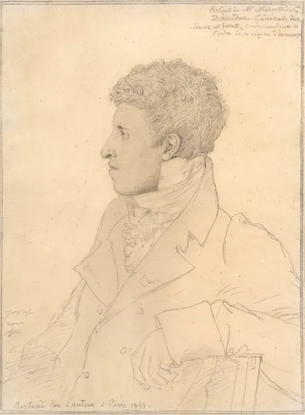 Portrait of Charles Marcotte d’Argenteuil av Jean Auguste Dominique Ingres