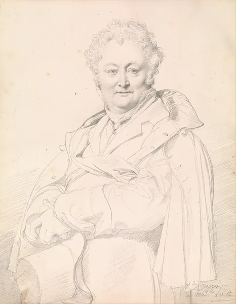 Portrait of Guillaume Guillon-Lethière av Jean Auguste Dominique Ingres