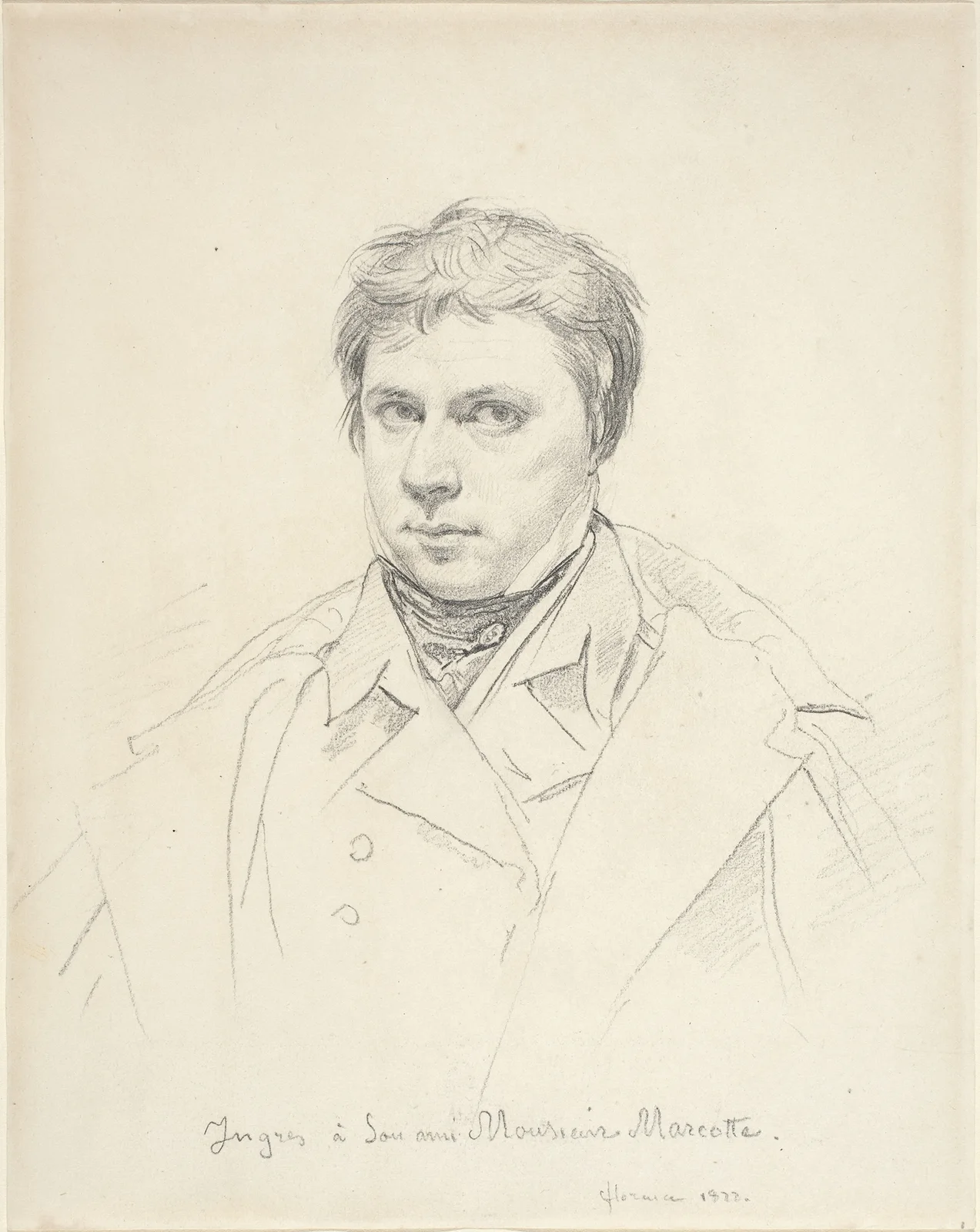 Self-Portrait, 1822 av Jean Auguste Dominique Ingres