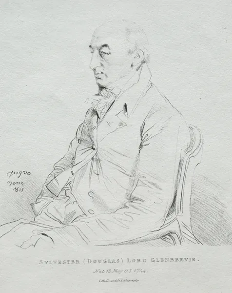Sylvester Lord Glenbervie av Jean Auguste Dominique Ingres