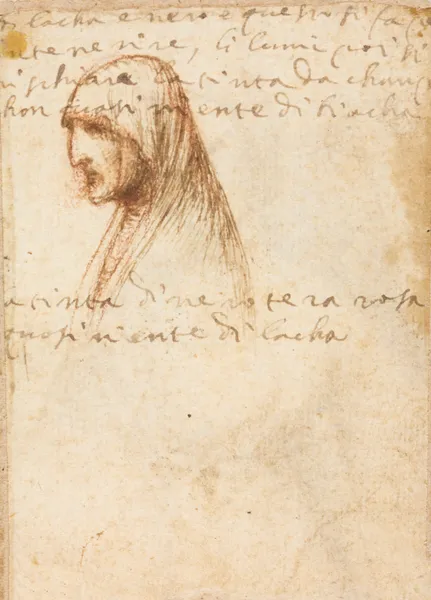 Bust-Length Profile of an Old Woman (verso) av Dosso Dossi