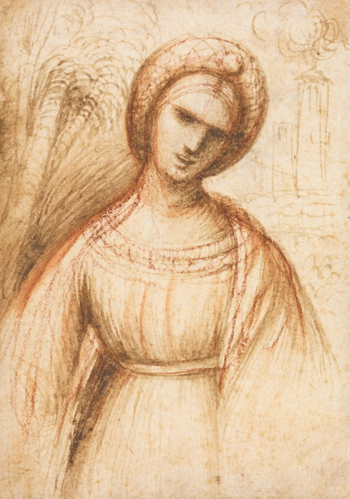 Lady in a Landscape (recto) av Dosso Dossi