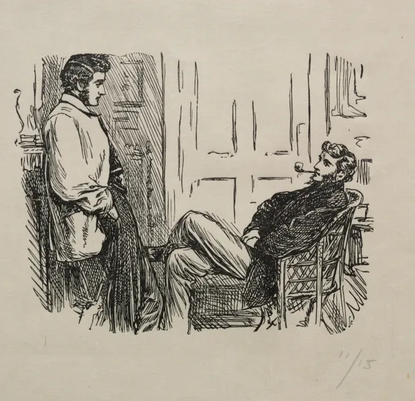 The Queen of Diamonds – How She Was Won and Lost, 1866 – nr 2 av George Du Maurier