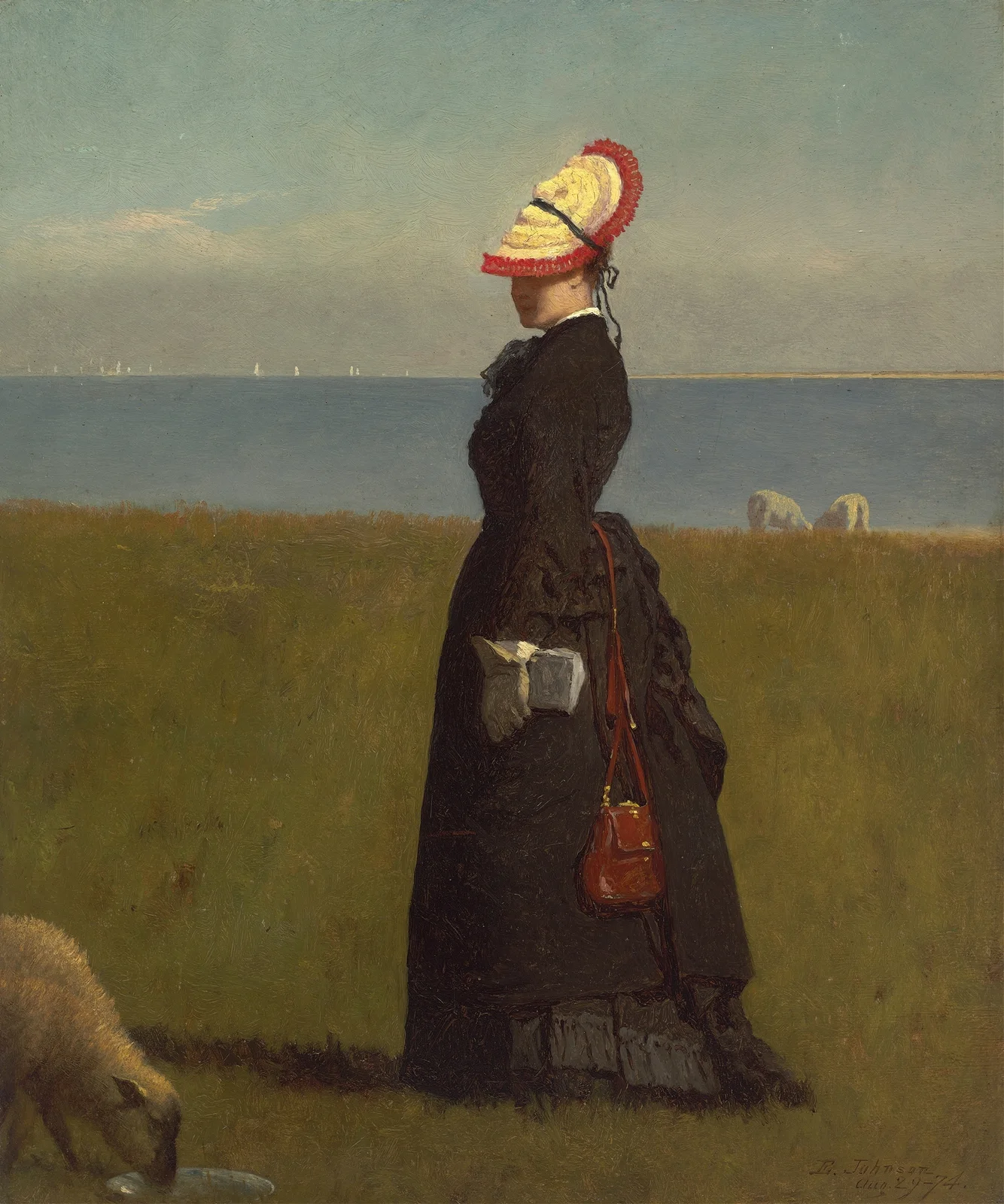 Lambs, Nantucket av Eastman Johnson