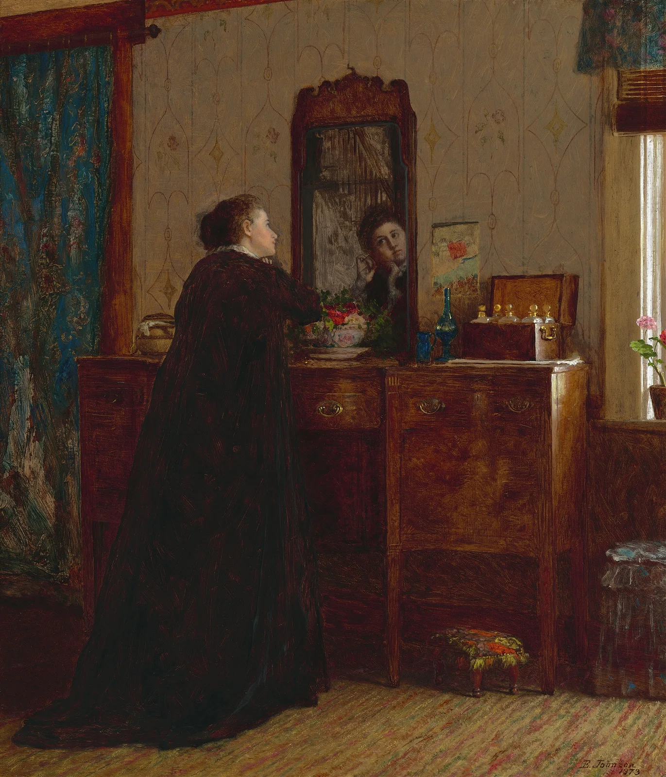 The Toilet av Eastman Johnson