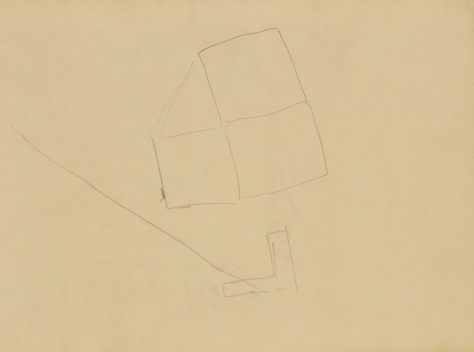 Abstract Lines av Edgar Degas