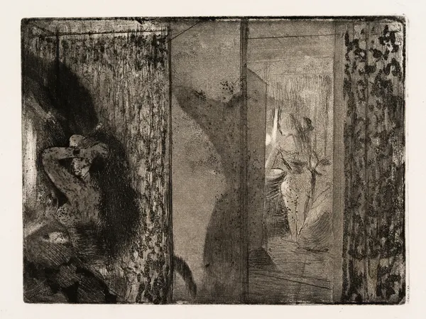 Actresses in their Dressing Rooms, 1879 – nr 2 av Edgar Degas
