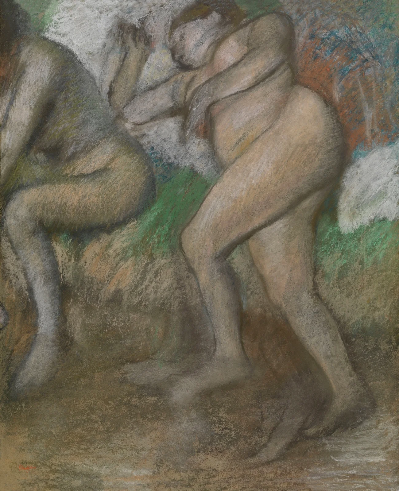After the Bath av Edgar Degas