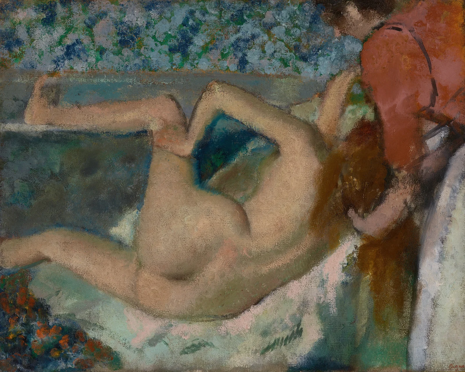 After The Bath av Edgar Degas