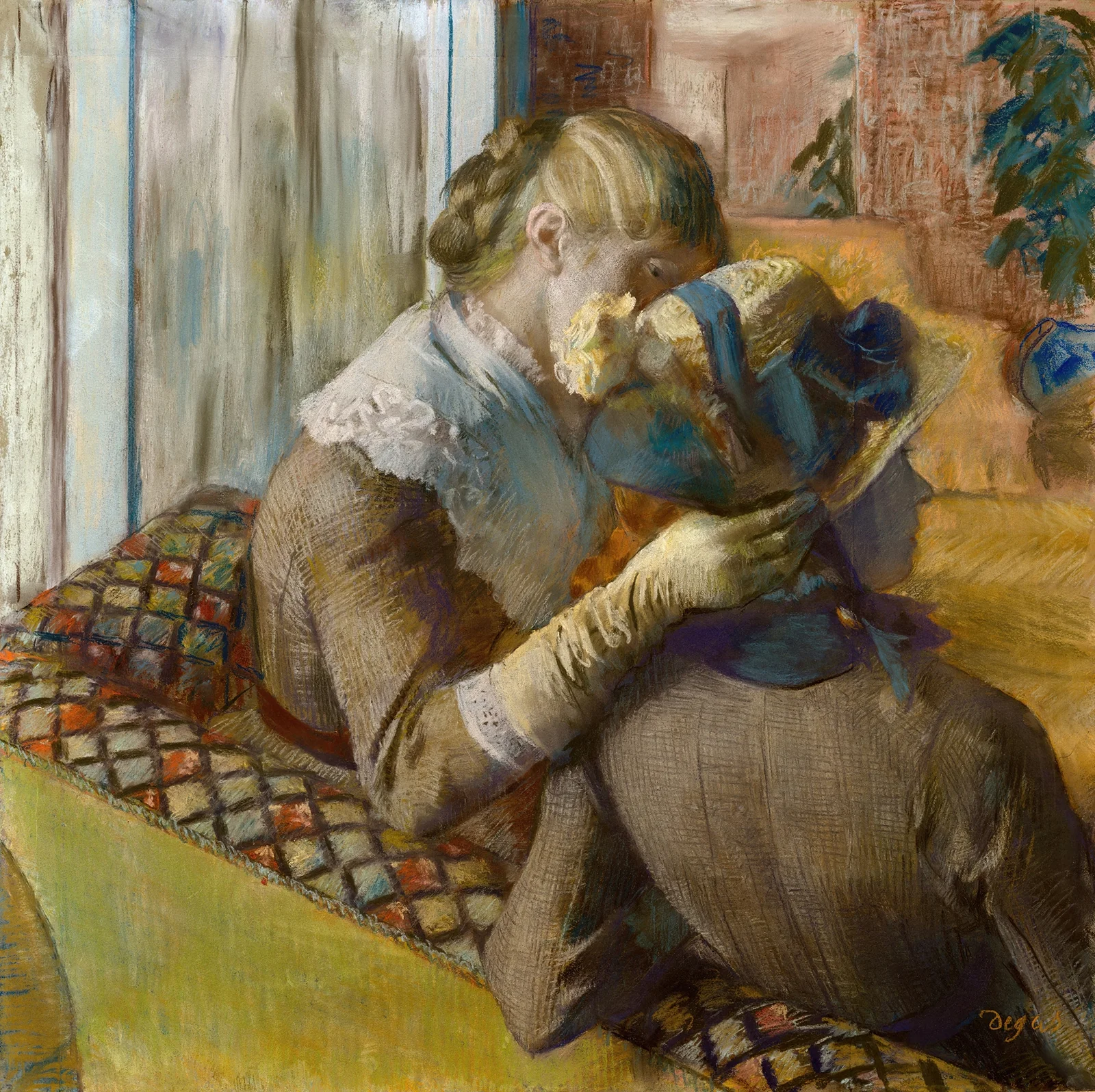 At the Milliner’s av Edgar Degas