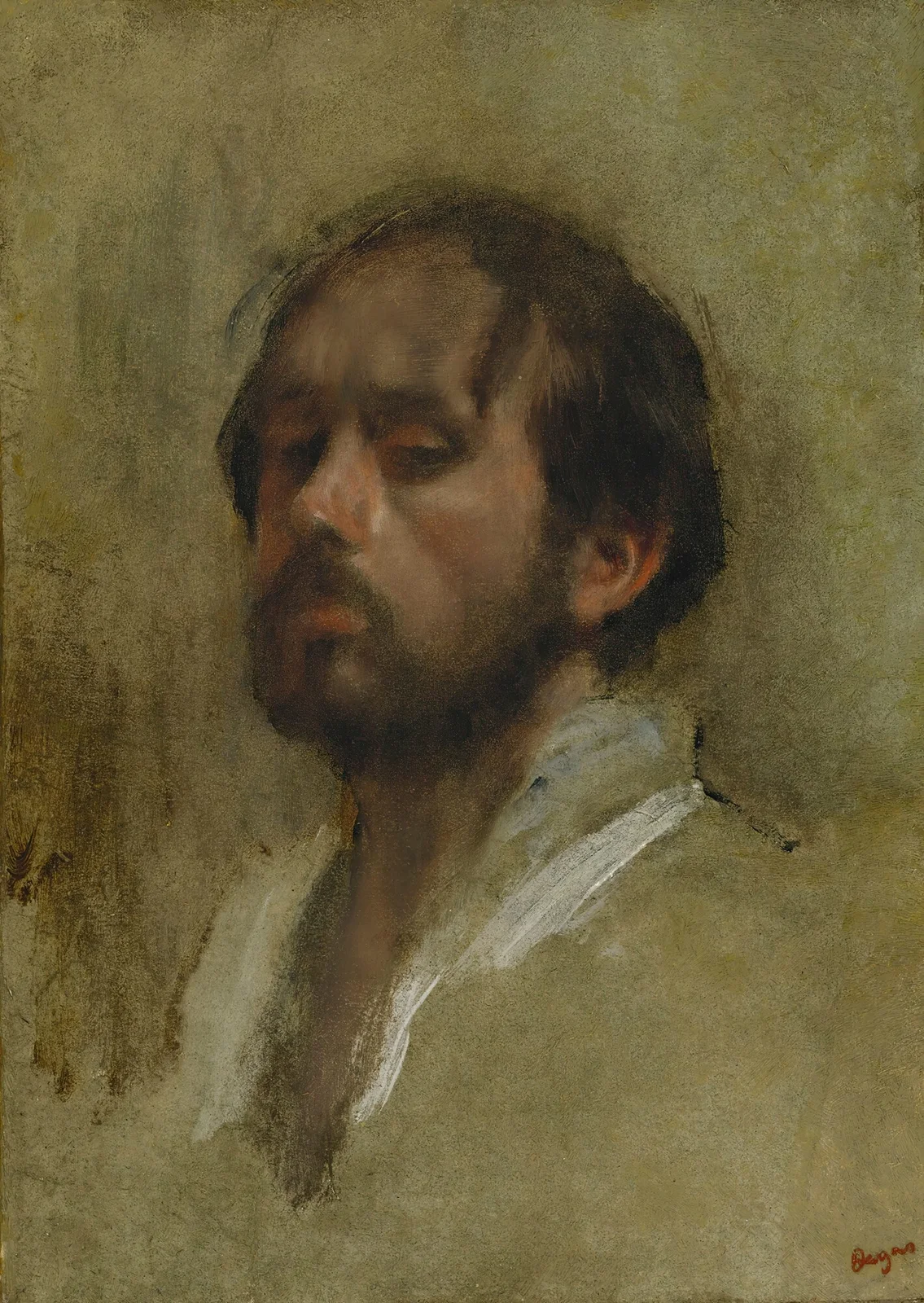 Autoportrait av Edgar Degas