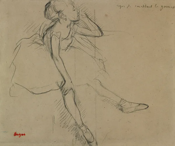 Ballet Dancer in Repose av Edgar Degas
