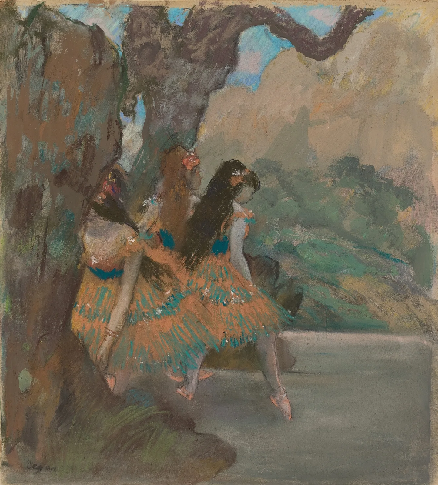 Ballet Dancers av Edgar Degas