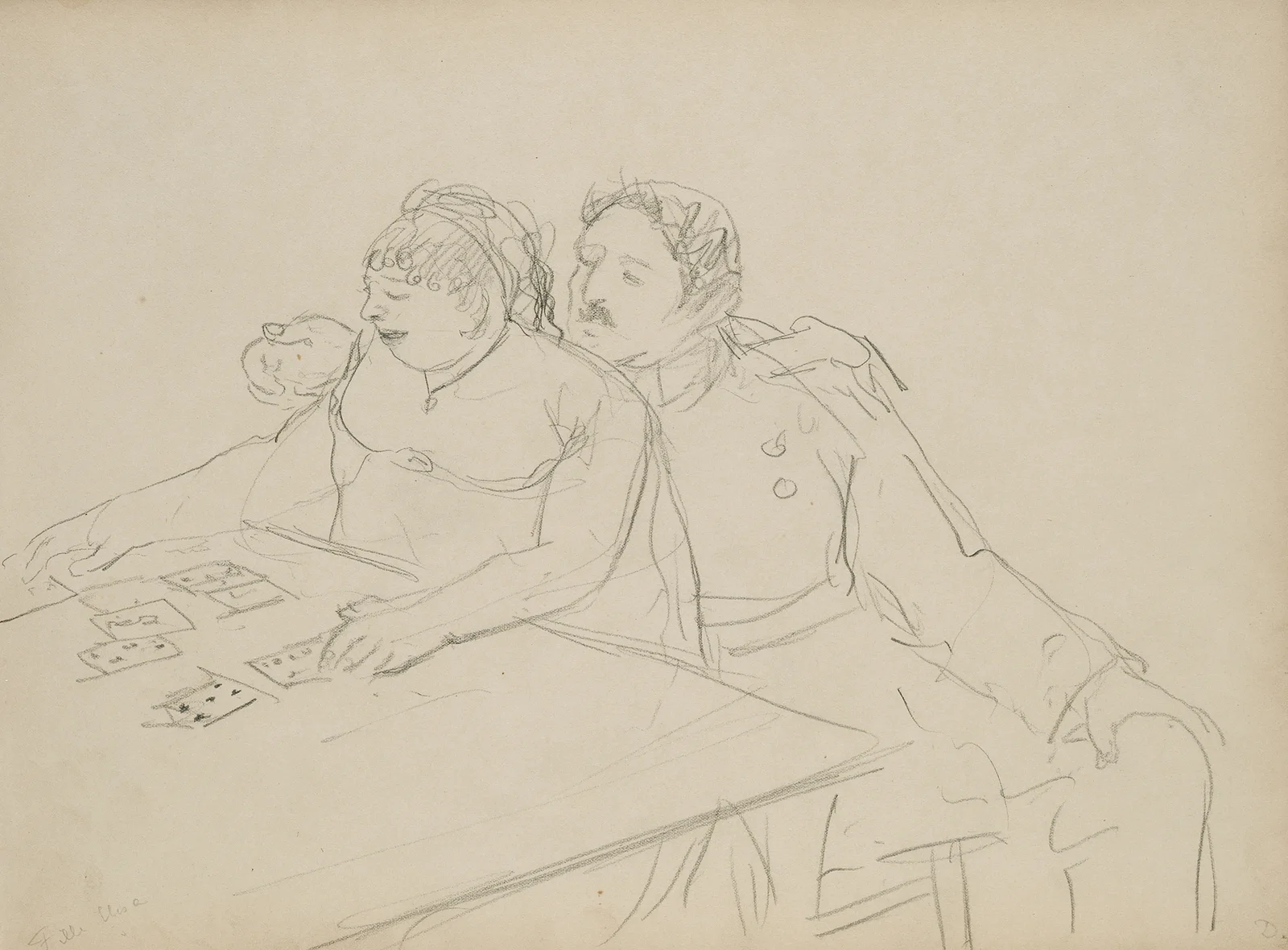 Brothel Scene, 1877 – nr 5 av Edgar Degas