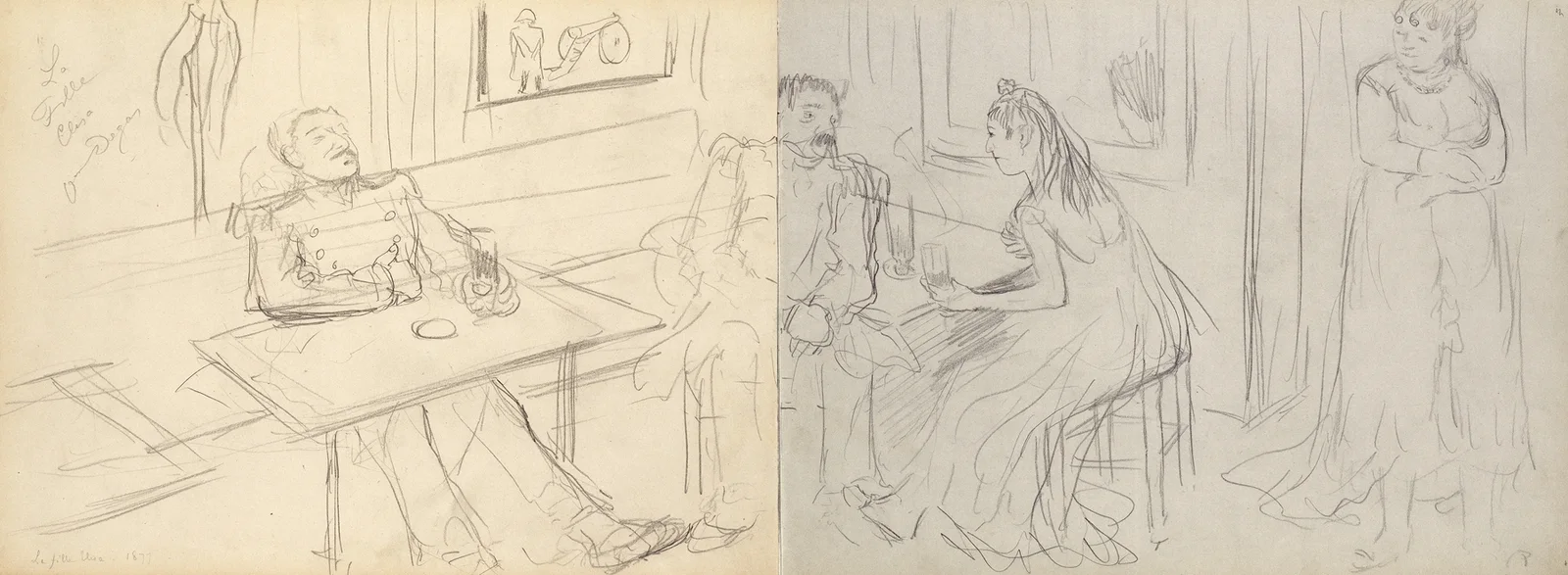 Brothel Scene, 1877 – nr 1 av Edgar Degas