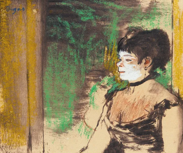 Chanteuse De Café-Concert av Edgar Degas