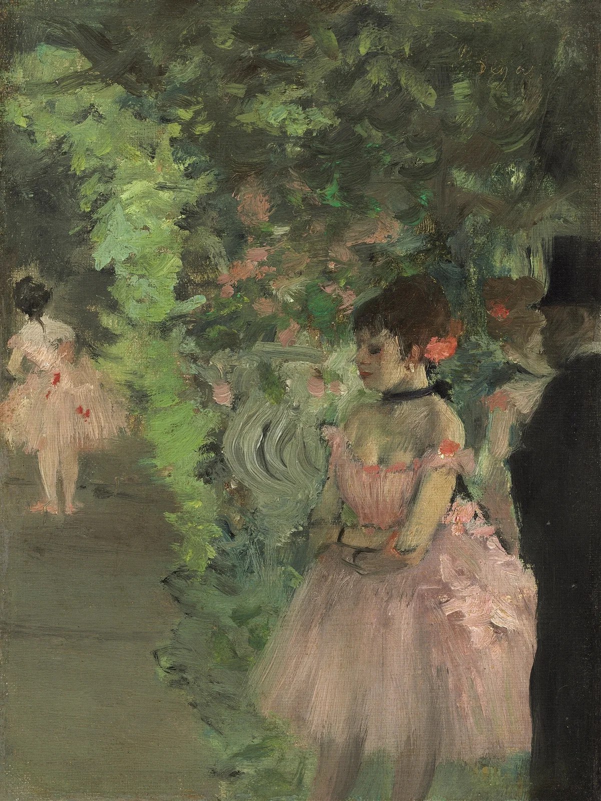 Dancers Backstage av Edgar Degas