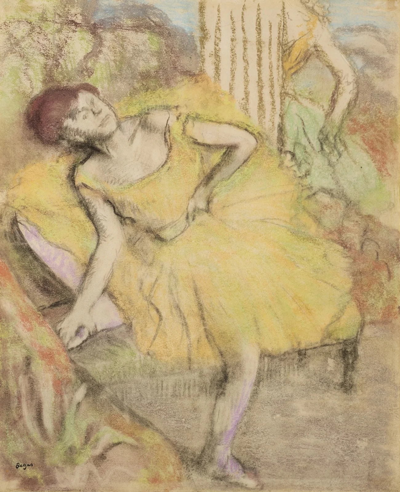 Danseuse au repos av Edgar Degas