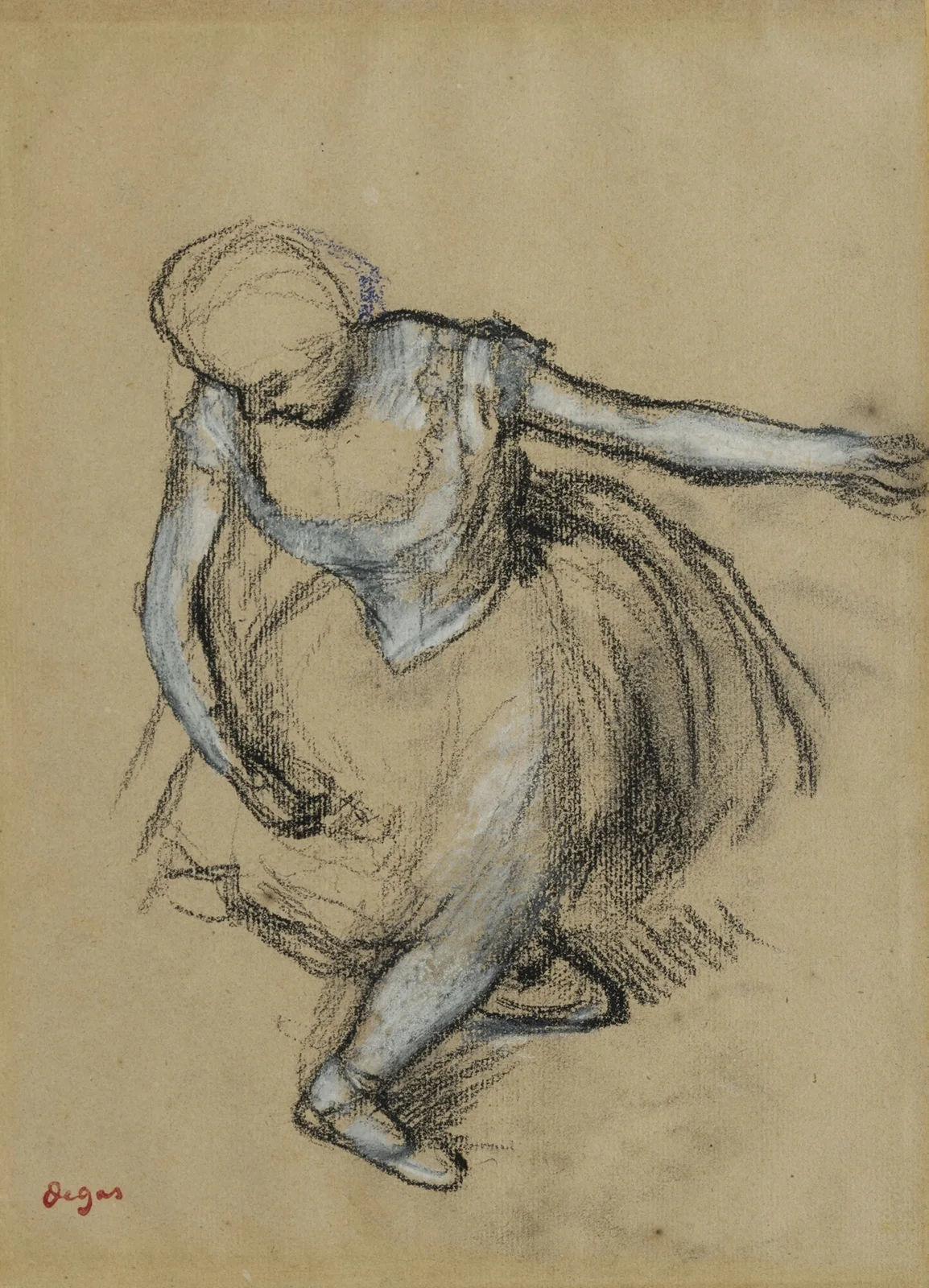 Danseuse saluant av Edgar Degas