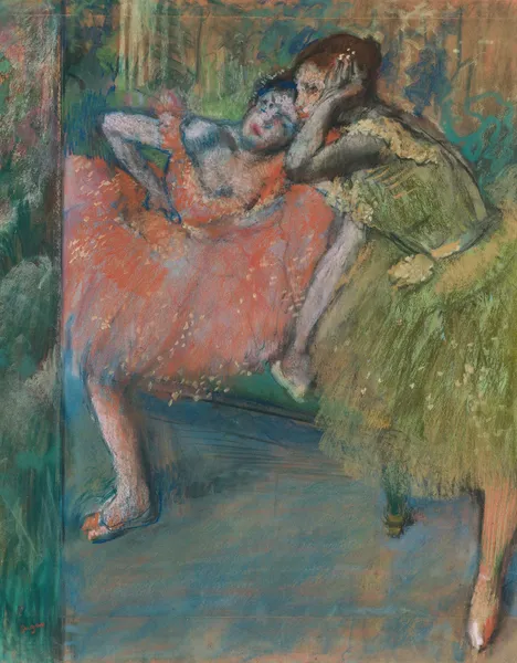 Danseuses Au Foyer av Edgar Degas