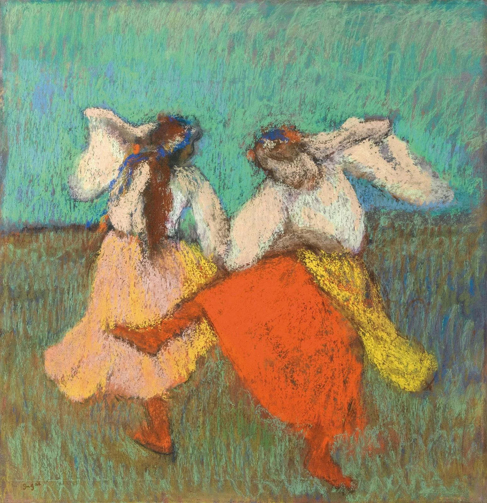 Danseuses Russes av Edgar Degas