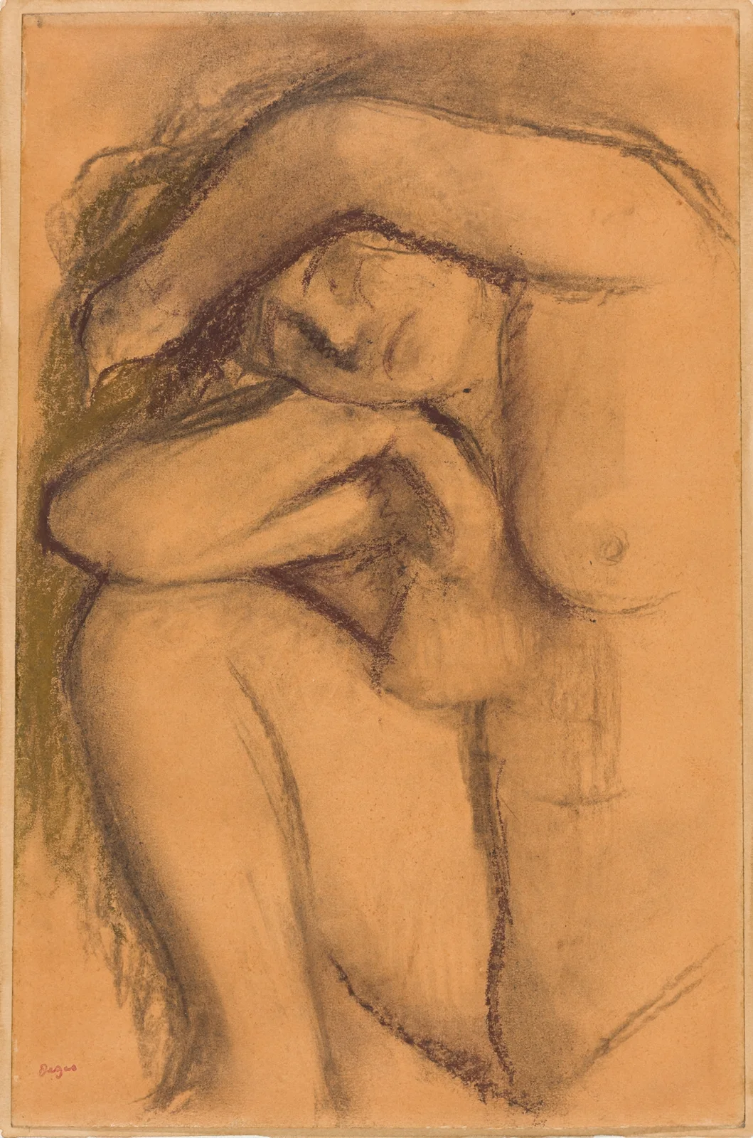 Étude de Nu av Edgar Degas