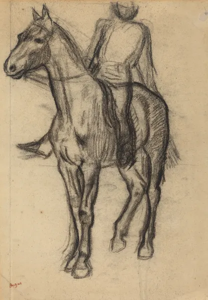 Horse and Rider av Edgar Degas