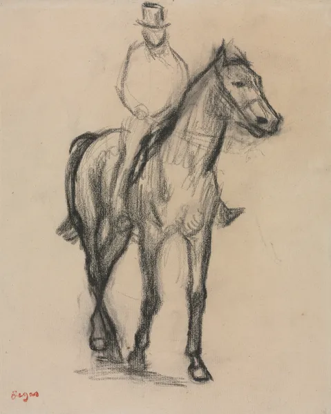 Horse and Rider av Edgar Degas
