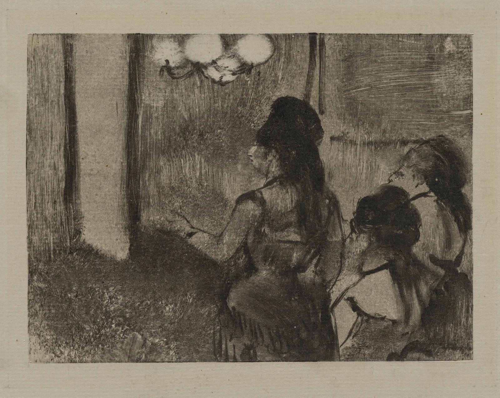 In the Salon av Edgar Degas