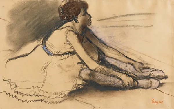 Le Repos De La Danseuse av Edgar Degas