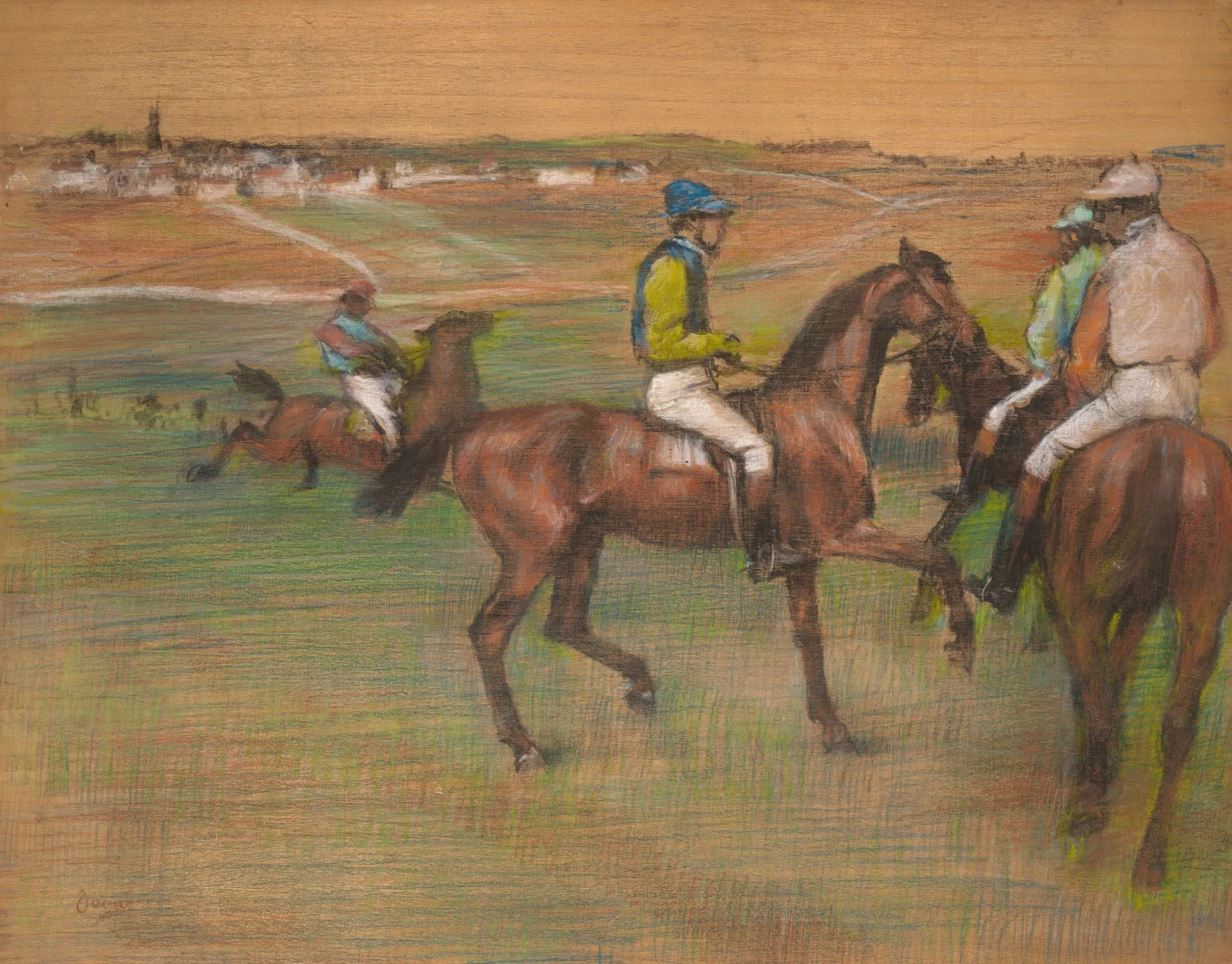 Race Horses av Edgar Degas