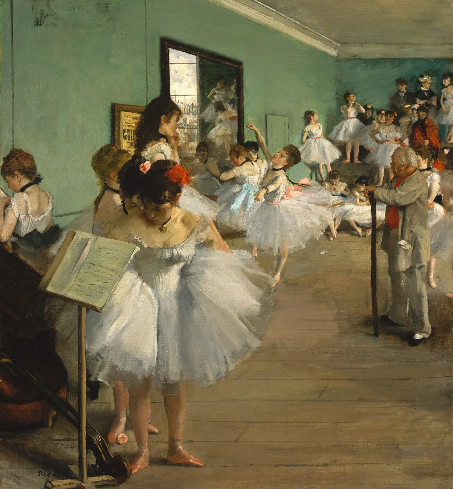 The Dance Class av Edgar Degas
