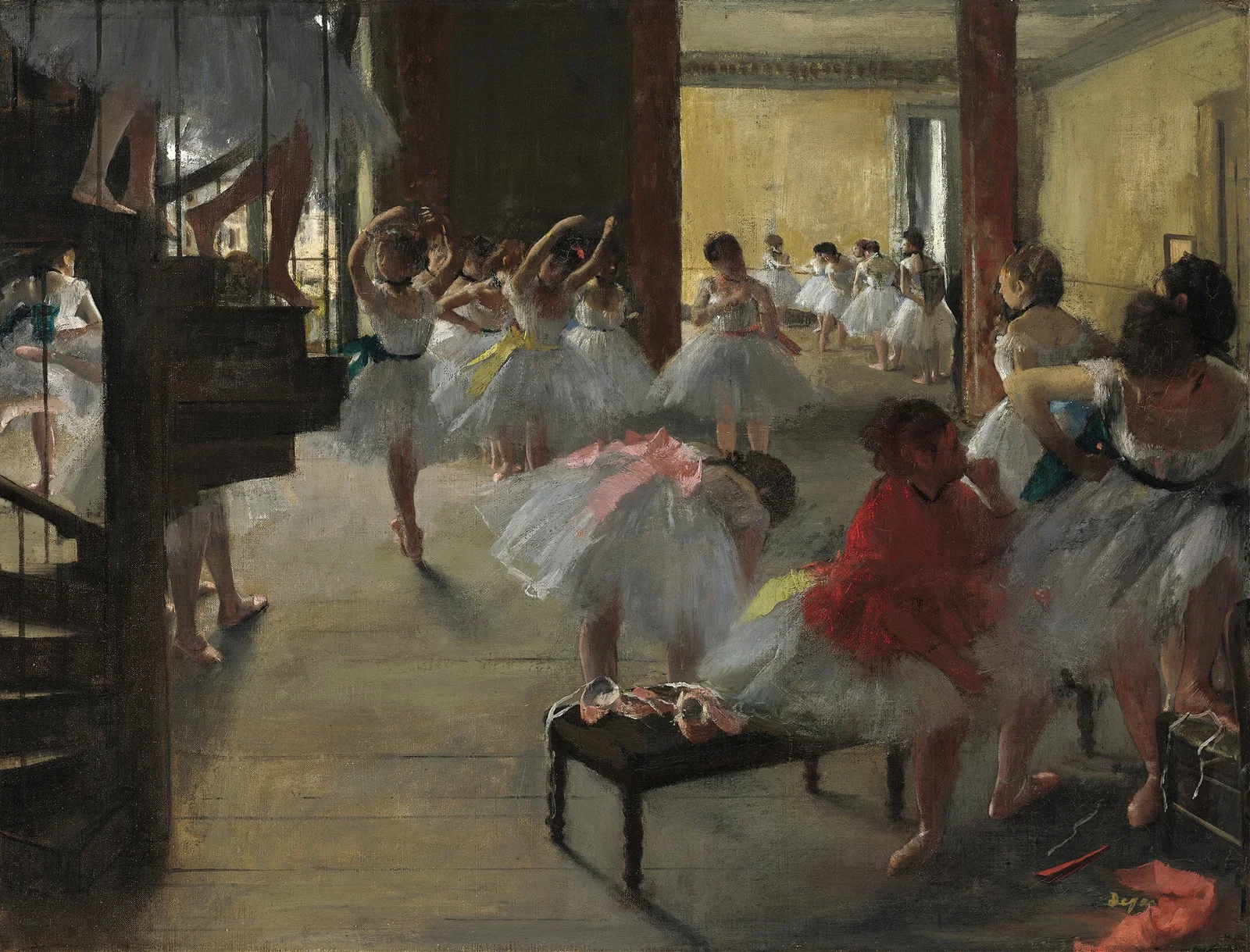 The Dance Class av Edgar Degas
