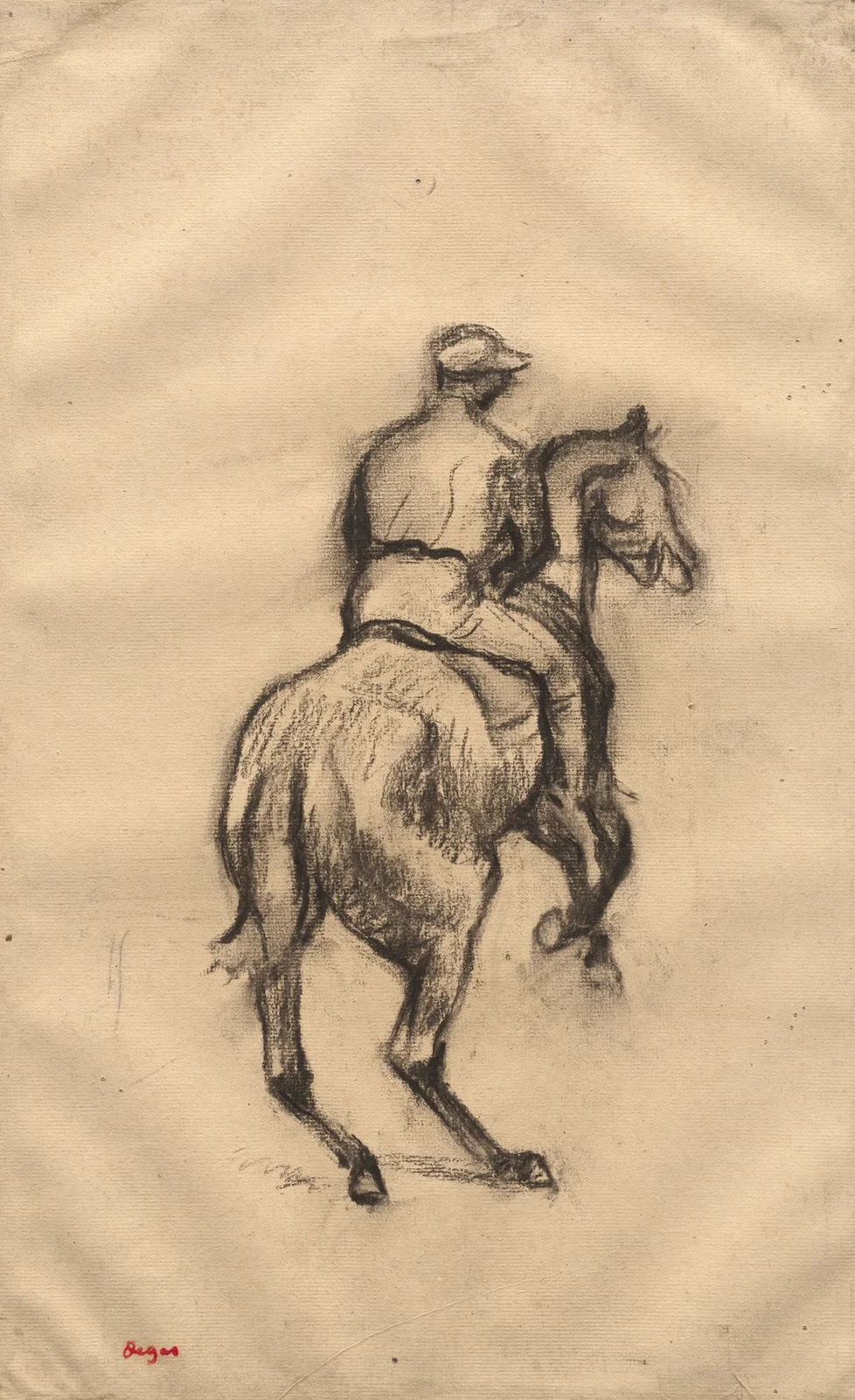 The Jockey av Edgar Degas
