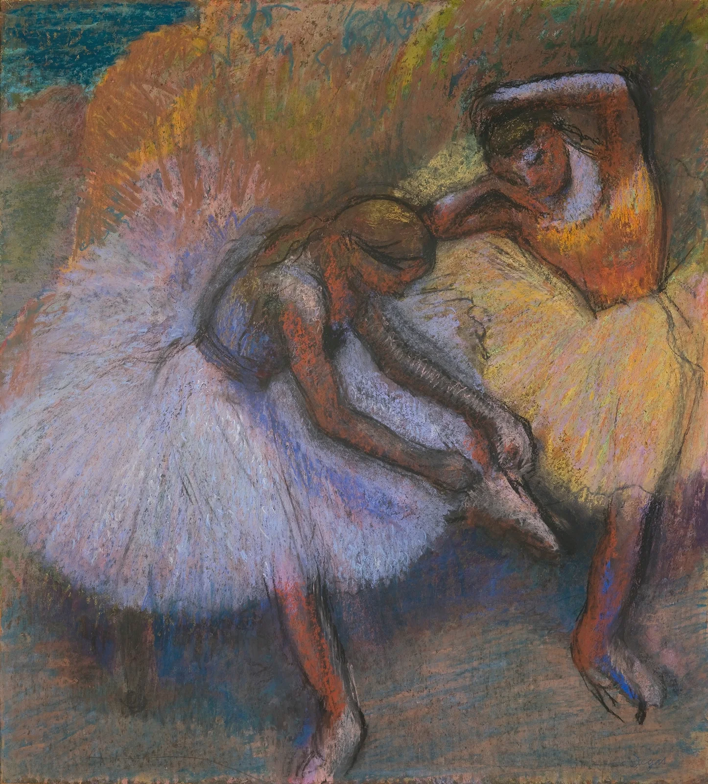Two Dancers av Edgar Degas