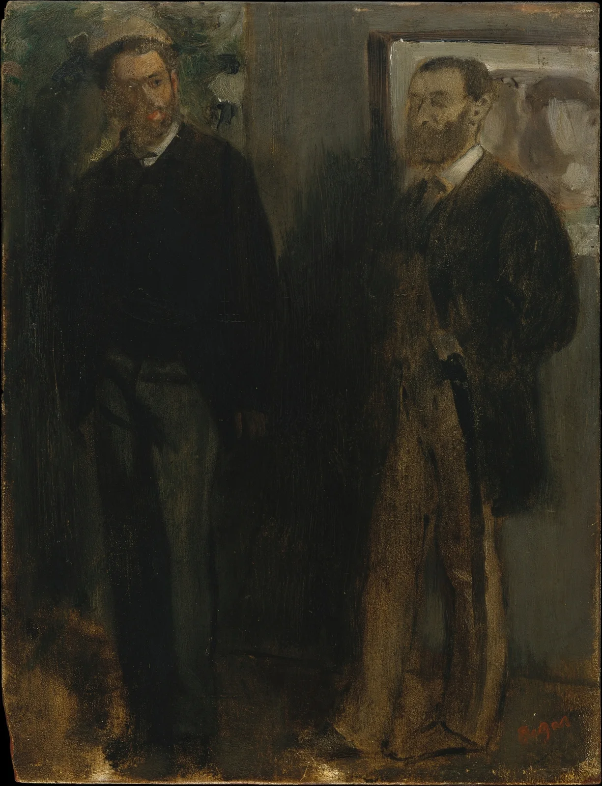 Two Men av Edgar Degas