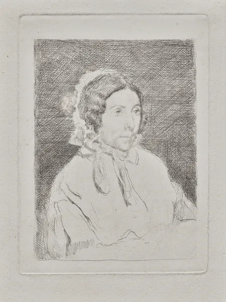 Woman in a Ruffled Cap av Edgar Degas
