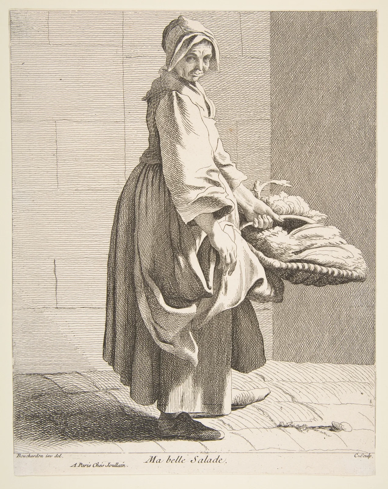 Lettuce Seller av Edmé Bouchardon
