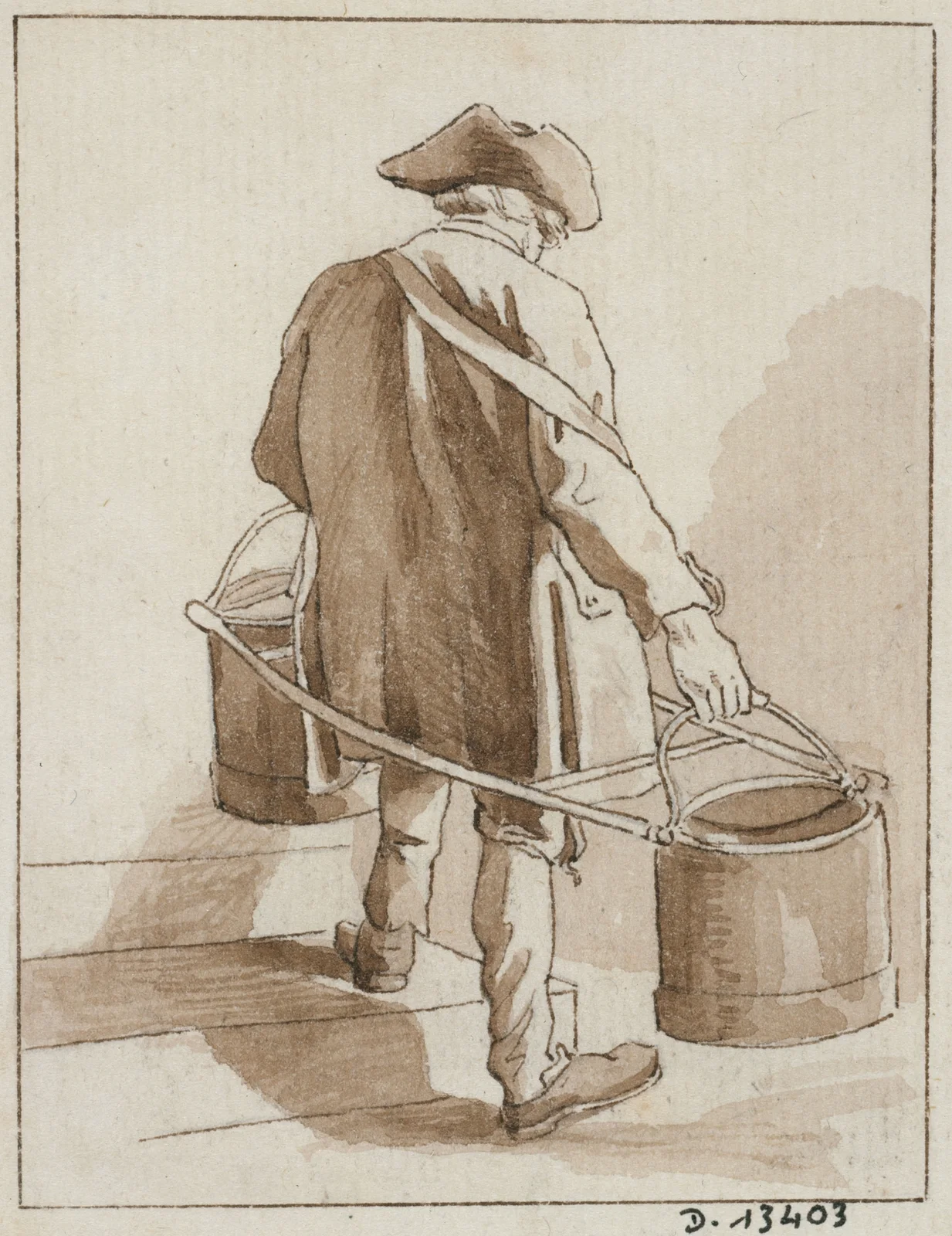 Porteur d’eau av Edmé Bouchardon