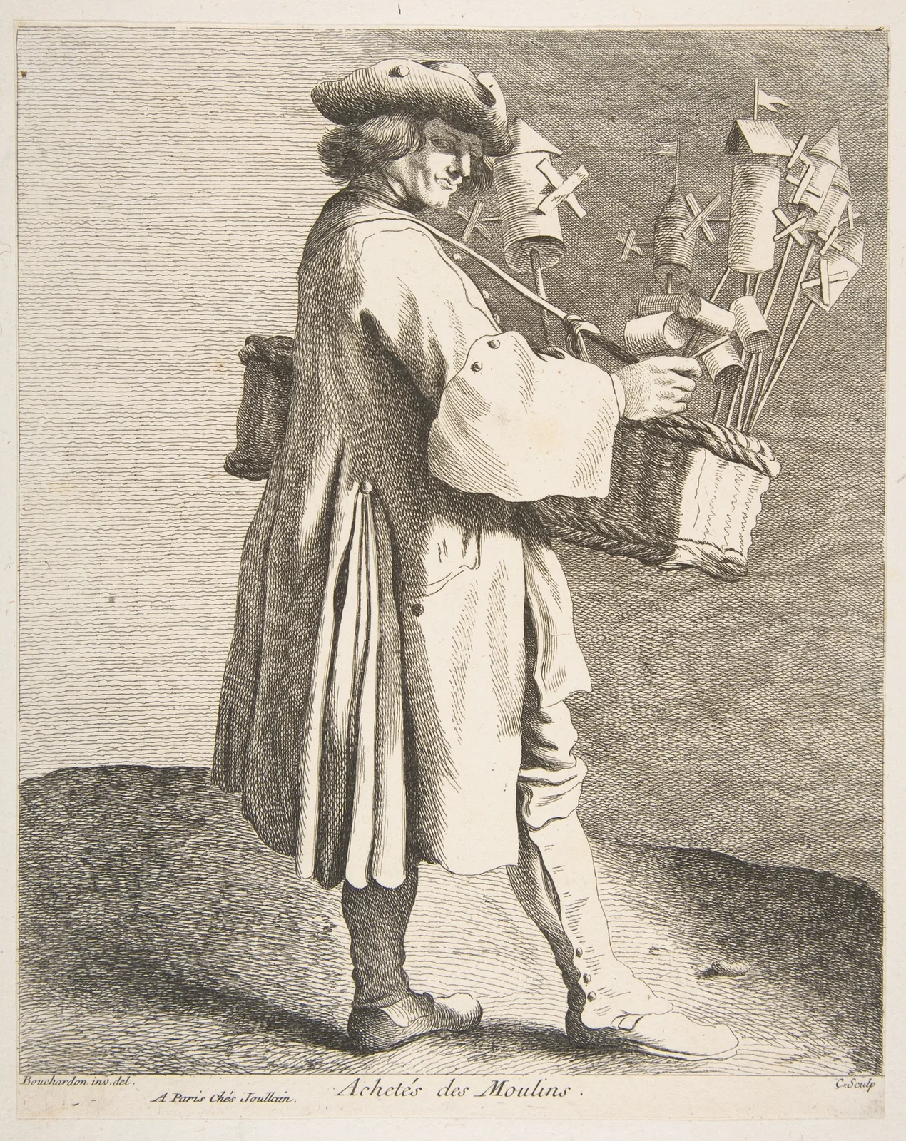 Whirligig Peddler av Edmé Bouchardon