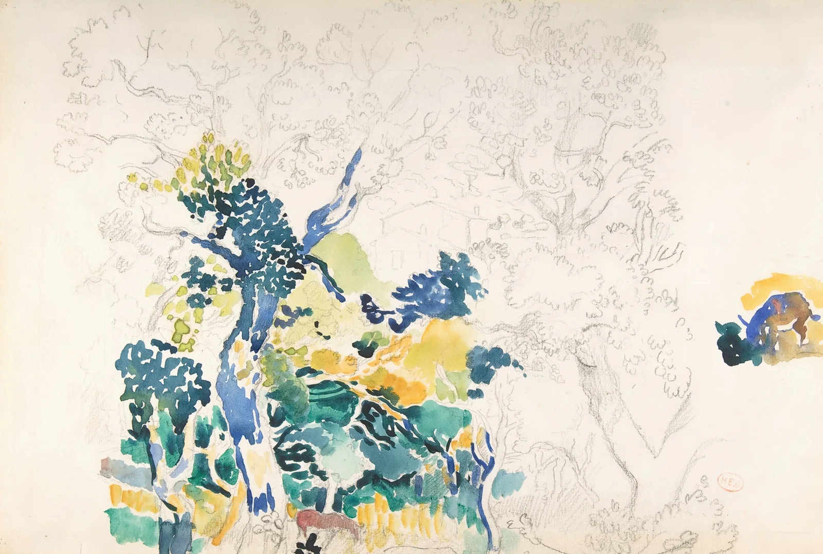 Landscape av Henri-Edmond Cross
