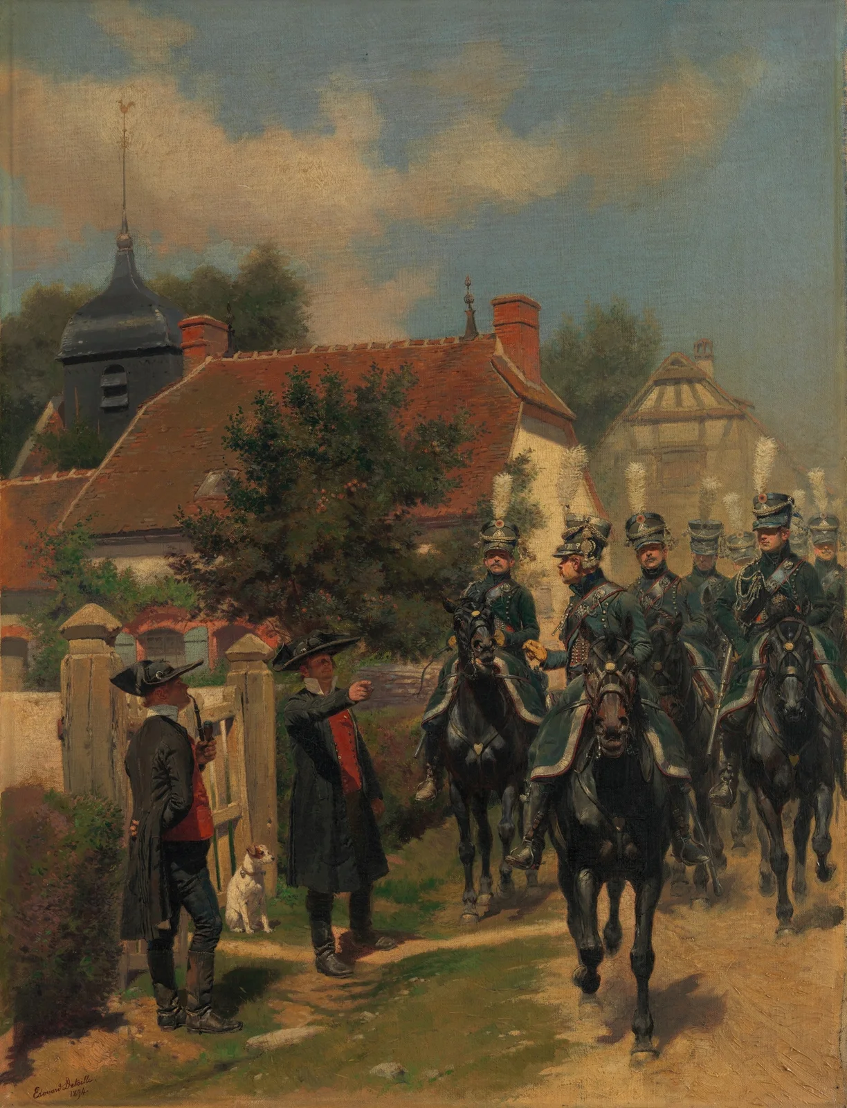 Gendarmes d’Ordonnance av Jean-Baptiste Édouard Detaille