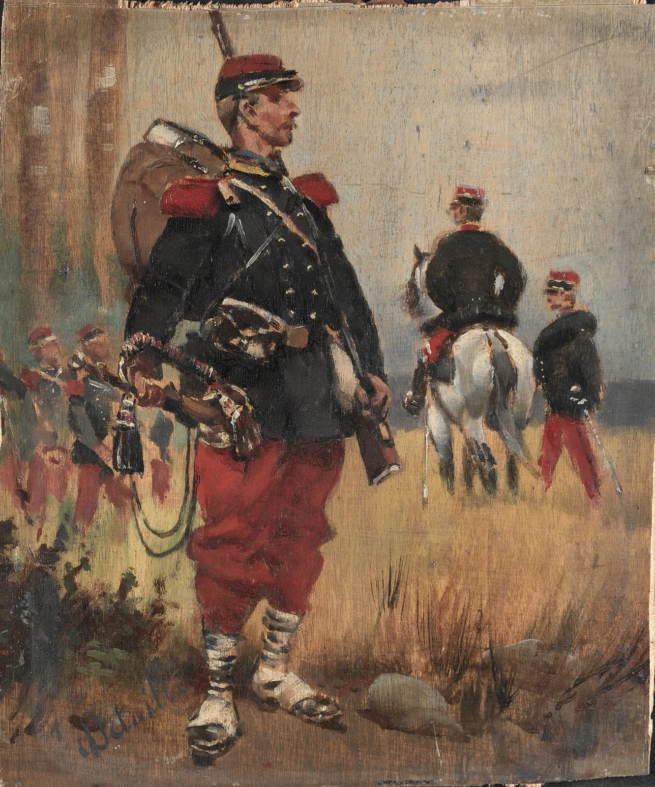 Soldiers av Jean-Baptiste Édouard Detaille