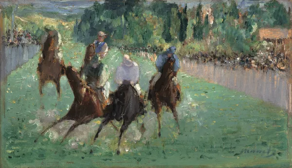 At the Races av Édouard Manet