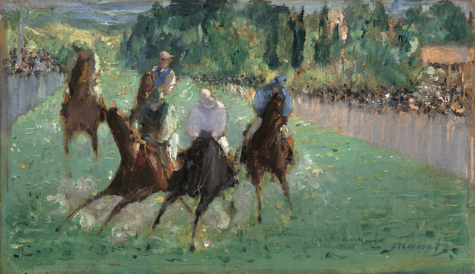 At the Races av Édouard Manet