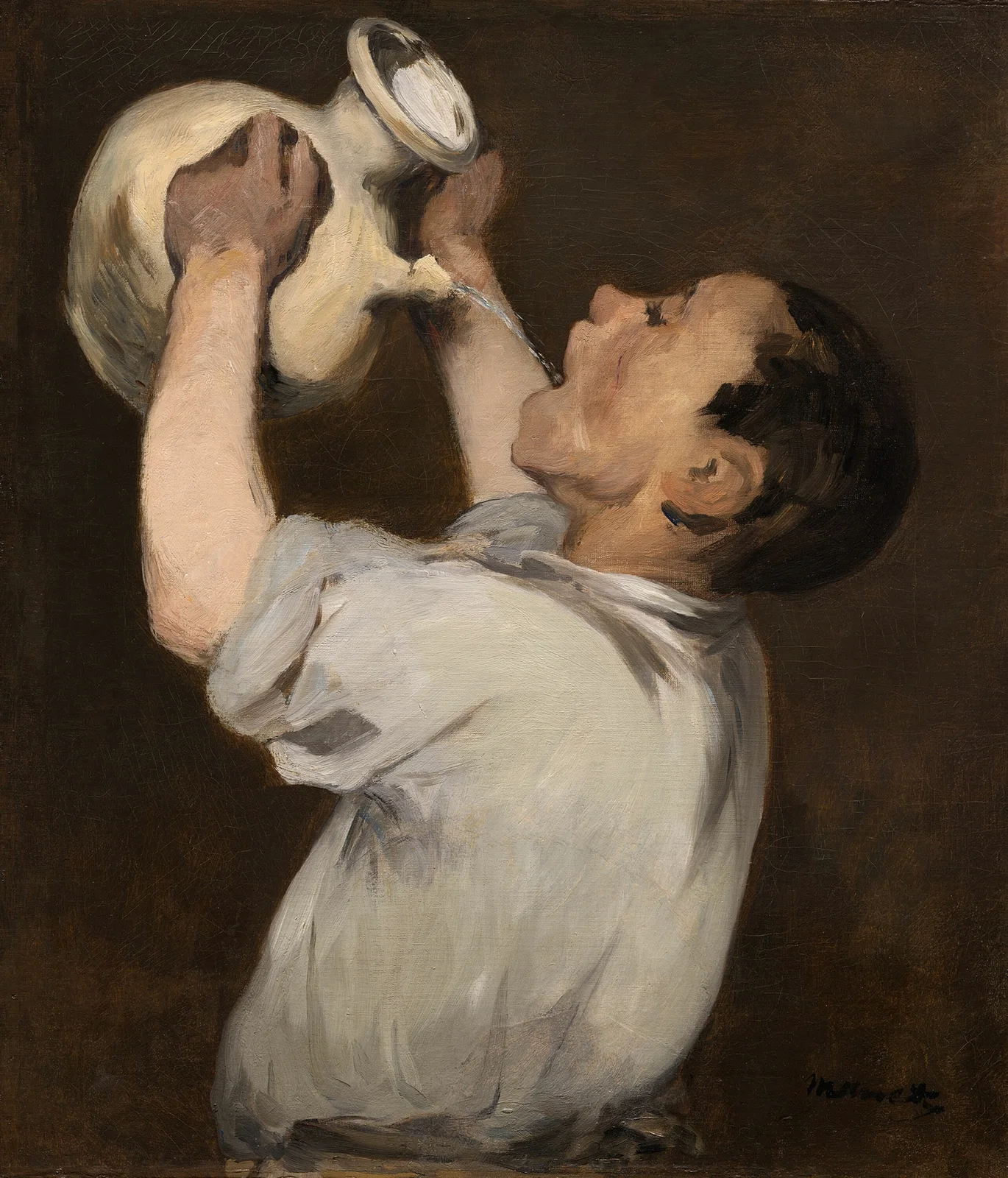 Boy with Pitcher (La Régalade) av Édouard Manet