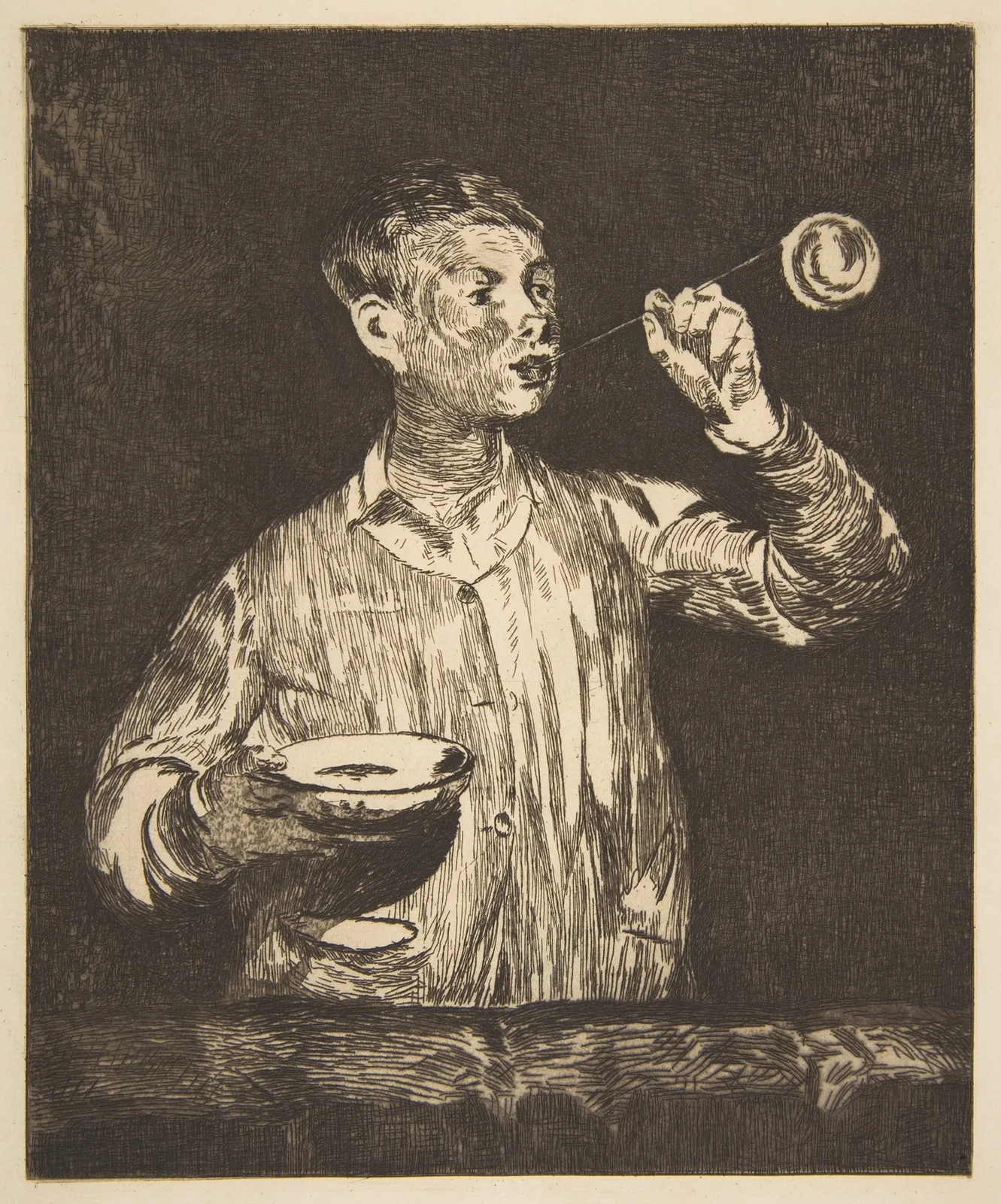 Boy with Soap Bubbles av Édouard Manet