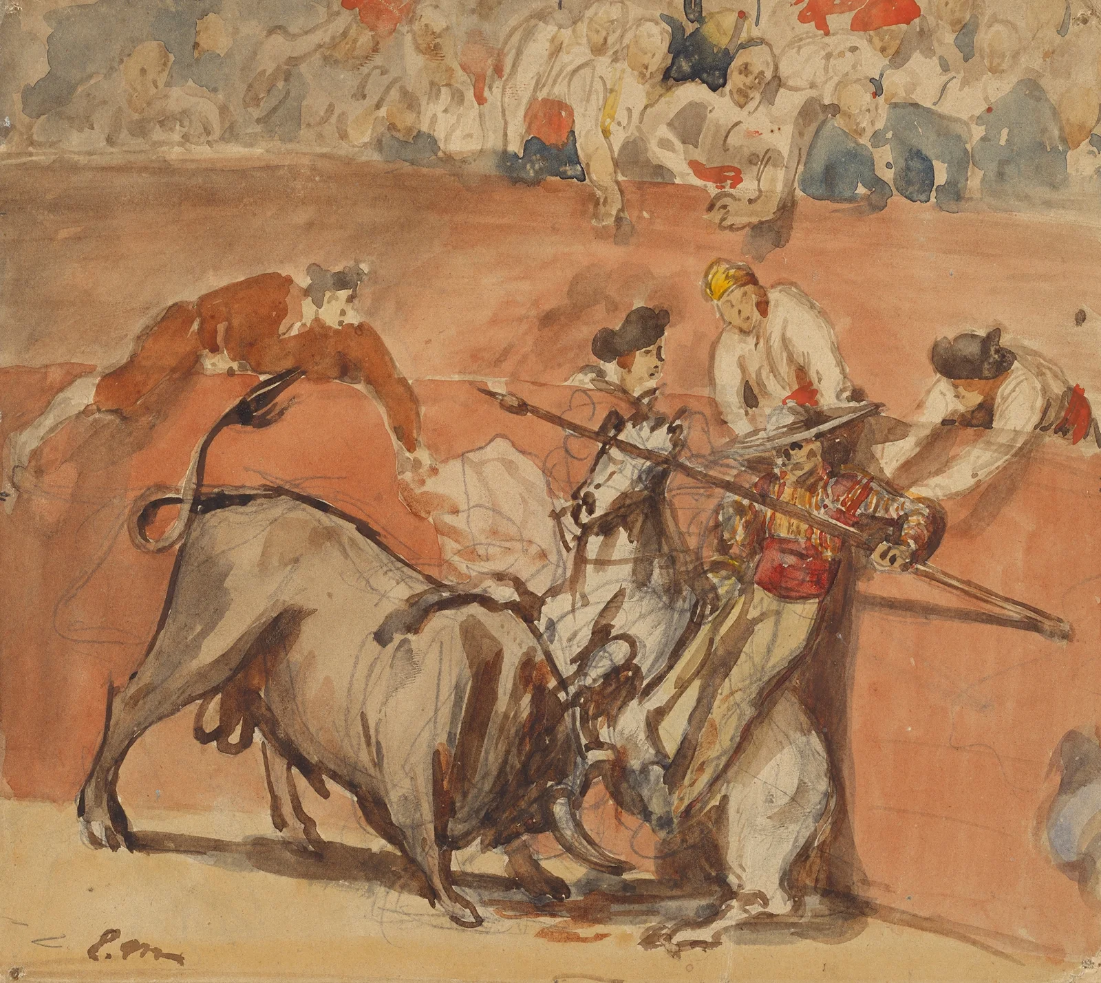 Bullfight, 1865 – nr 1 av Édouard Manet