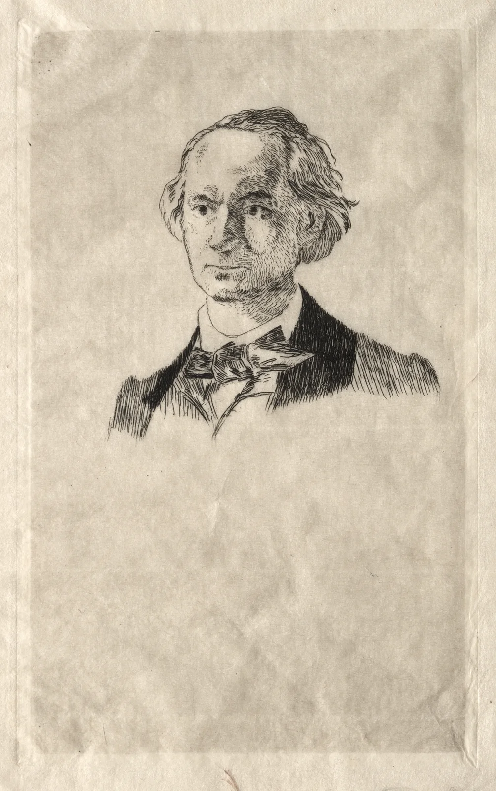 Charles Baudelaire, 1865 av Édouard Manet