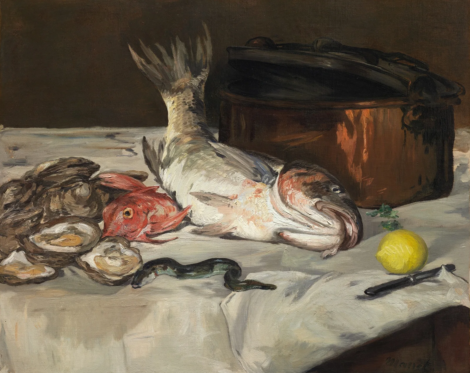 Fish (Still Life) av Édouard Manet